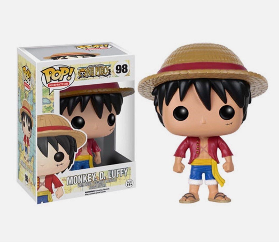 Funko Pop One Piece Monkey D. Luffy 98 - Read Desc (Category: Designer & Blind Box Toys) located in Manila. Submitted by how2disappear (Listing ID 1465817251, Image 1). Description: - Authentic Funko Pop! Animation: Monkey D. Luffy (#98) - Bought from Hobbiestock in 2023, kept sealed and in protector since. - Classic look featuring his iconic straw hat & red vest - DM me for photos - RFS: Not collecting One Piece pops anymore #igaveup #plsadoptlu
