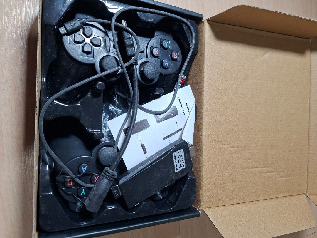 Game Stick Lite 4K Wireless Controller Gamepad (Category: Controllers) located in Baguio. Submitted by restyrille77846 (Listing ID 1465889157, Image 2). Description: - Plug-and-play retro gaming console that connects directly to your TV via HDMI - Includes 2 wireless gamepads with dual analog sticks for comfortable multiplayer action - Ready to play out of the box with included USB receiver, HDMI extension cable, and manual - Packed in a nice ori
