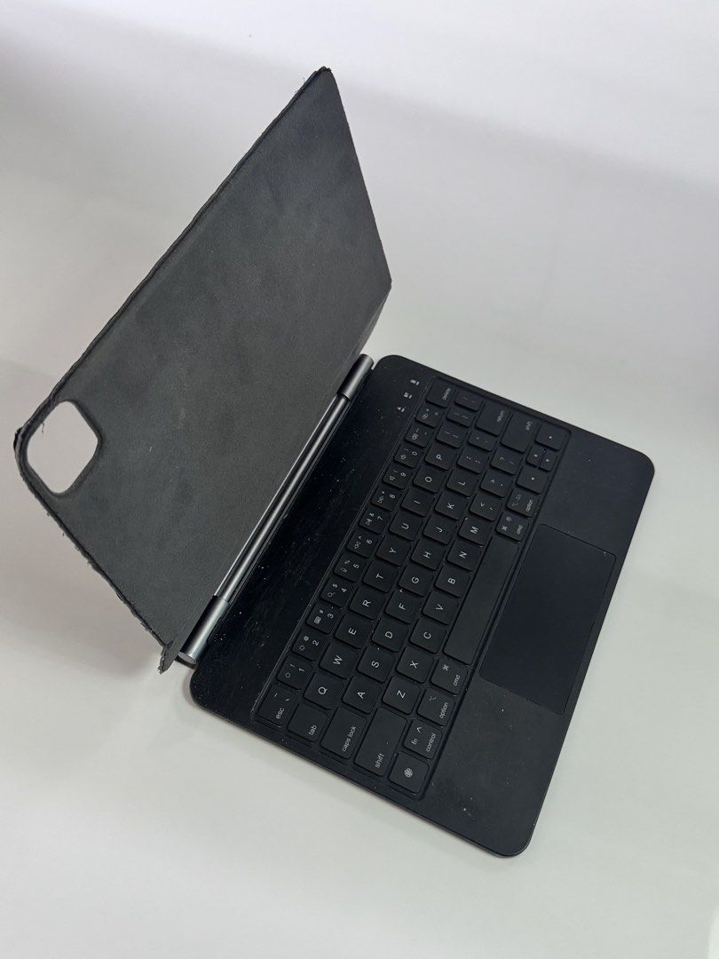 Goojodoq keyboard 3rd gen (Category: Cases & Sleeves) located in Manila. Submitted by annadraftt (Listing ID 1465852745, Image 1). Description: - Brand/Model: Goojodoq Keyboard 3rd Gen - Color: Classic Black - Features: Integrated trackpad, folio case design, smooth typing keys - Condition: Pre-owned with visible minor wear on the exterior .