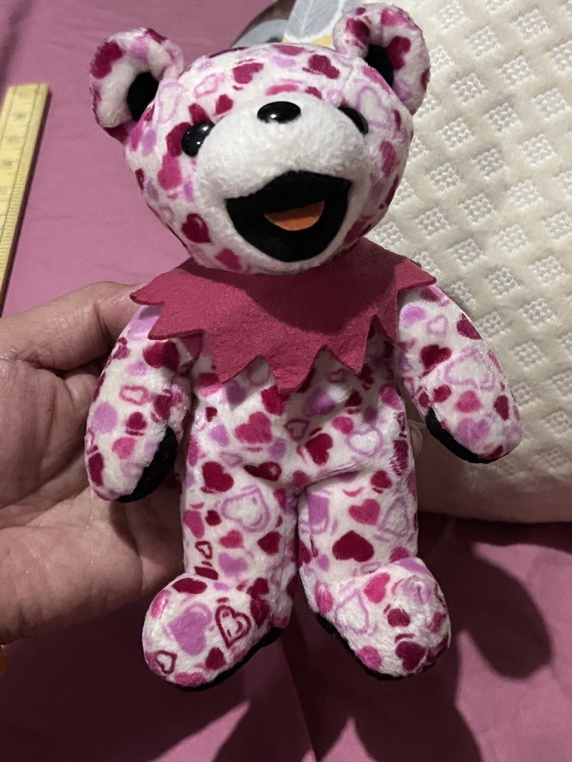 Grateful Dead bean bear LOVE LIGHT (Category: Plushies & Soft Toys) located in Paranaque City. Submitted by bonsaiart (Listing ID 1465895769, Image 1). Description: Pre owned Good condition 1000+sf Payment via gcash or paymaya Shipping via j&t No to cod/ cop/ meetup.