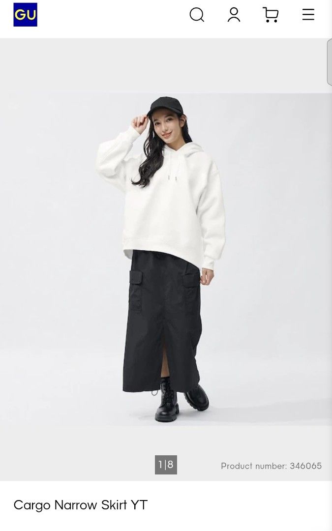 📍GU Cargo Narrow Skirt (Category: Skirts) located in Antipolo. Submitted by simplehans (Listing ID 1465893768, Image 1). Description: ‎📍GU Cargo Narrow Skirt ‎Size Medium (Black) ‎Waist- 26 to 34 ‎Length- 34 ‎Excellent Condition As New ‎DIRECT MESSAGE IF INTERESTED.