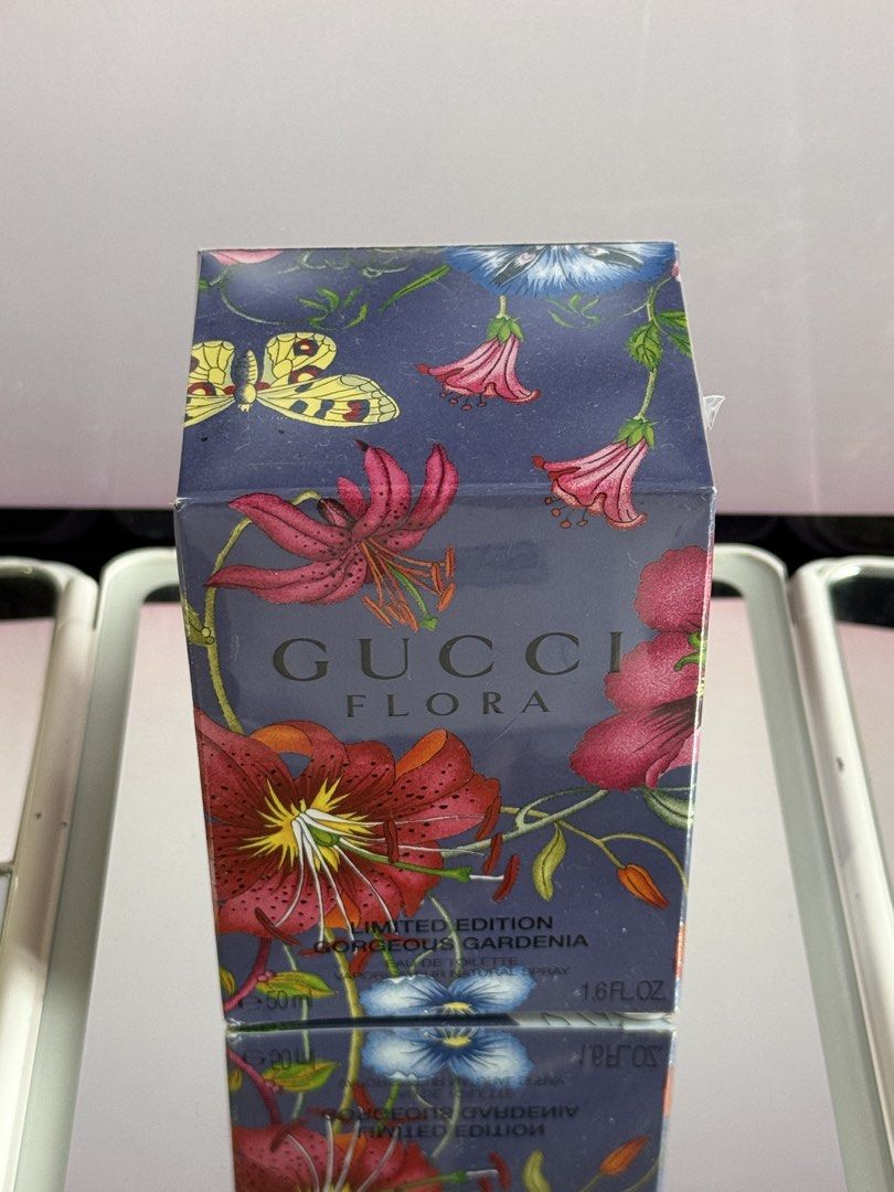Gucci Flora EDT 50ML (Category: Fragrance & Deodorants) located in Quezon City. Submitted by iadourysl (Listing ID 1465779562, Image 1). Description: Gucci Flora EDT 50ML limited edition Gorgeous Gardenia - never been used ( sealed ) rfs - declutter .