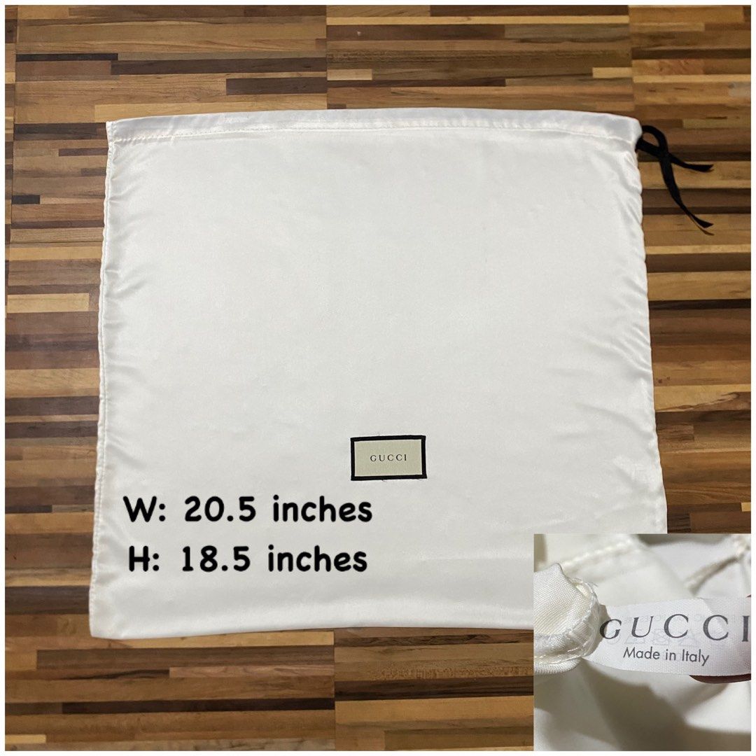 Gucci Large Dust Bag (Category: Luxury Bags & Wallets) located in Iligan City. Submitted by authenticdustbags.ph (Listing ID 1464884394, Image 1). Description: .