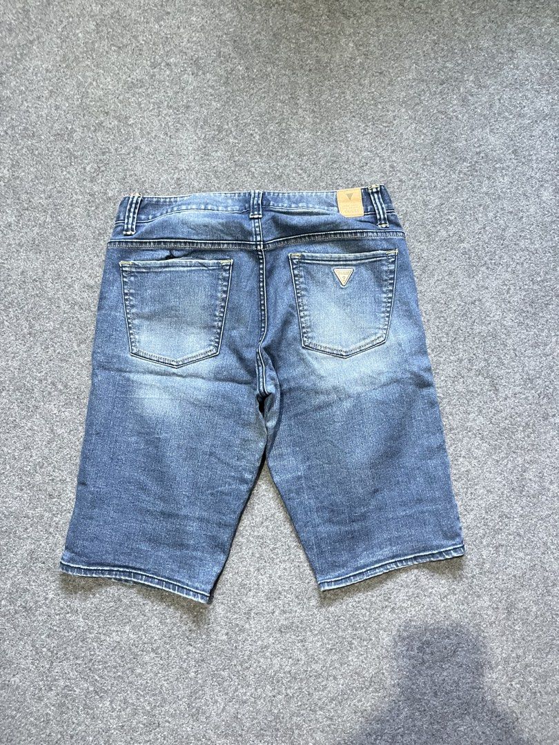 Guess denim short (Category: Baby Monitors) located in Lapu Lapu. Submitted by jhonrener41426 (Listing ID 1459553542, Image 2). Description: Size 32 Length-21 Leg opening-9.5 Asnew condition Color rate 9.8/10 Authentic Issue none .