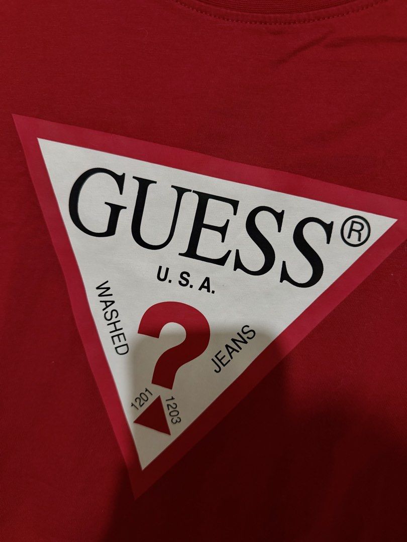 Guess red longsleeves (Category: Longsleeves) located in Rizal. Submitted by lmbelle (Listing ID 1465940708, Image 2). Description: .