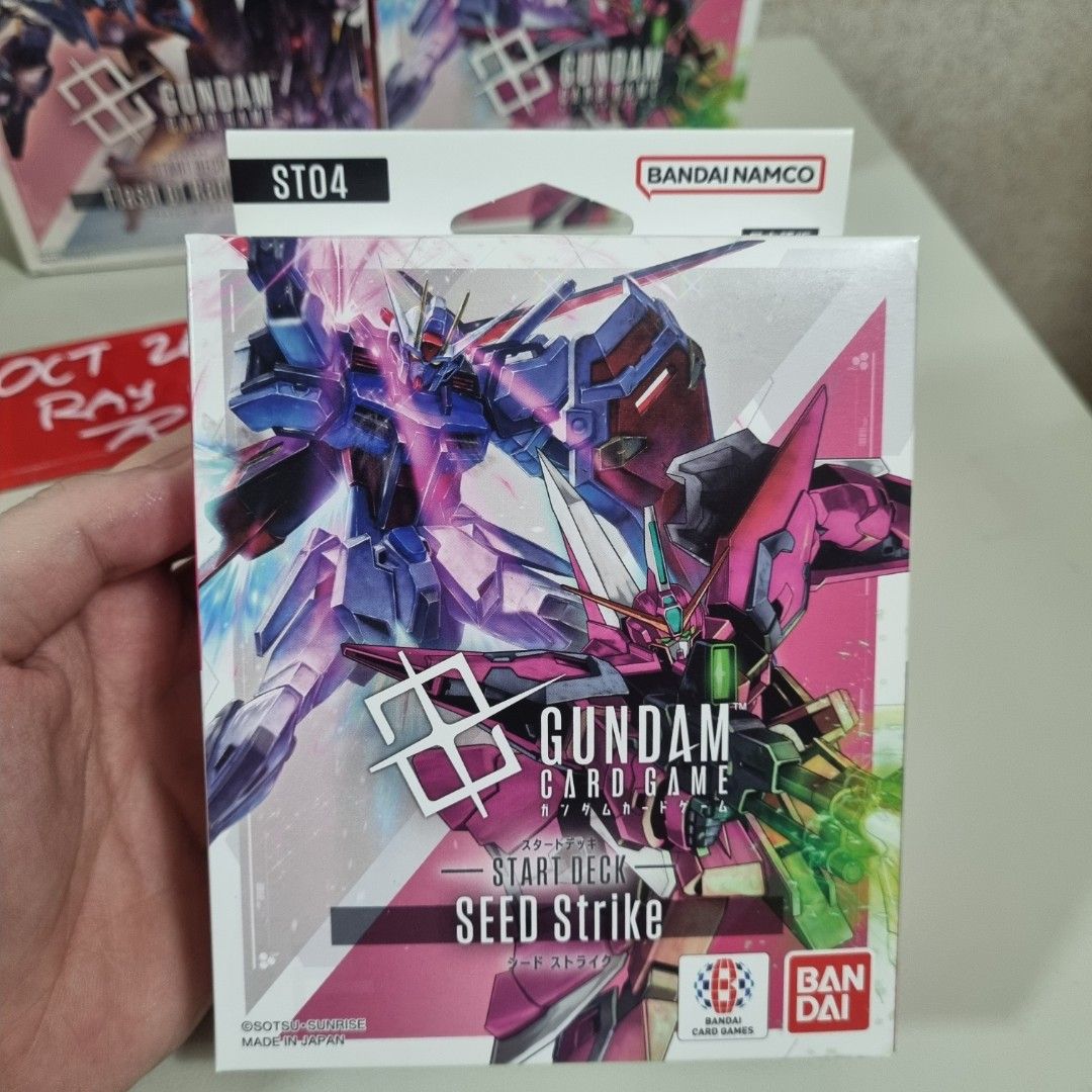 Gundam ST04 Starter Deck Sealed (Japanese) (Category: Card Boxes & Cases) located in Manila. Submitted by raymondgo06233 (Listing ID 1465849139, Image 1). Description: Gundam ST04 Starter Deck (Japanese) sealed starter deck japanese language we have 2 units lower than mall price.