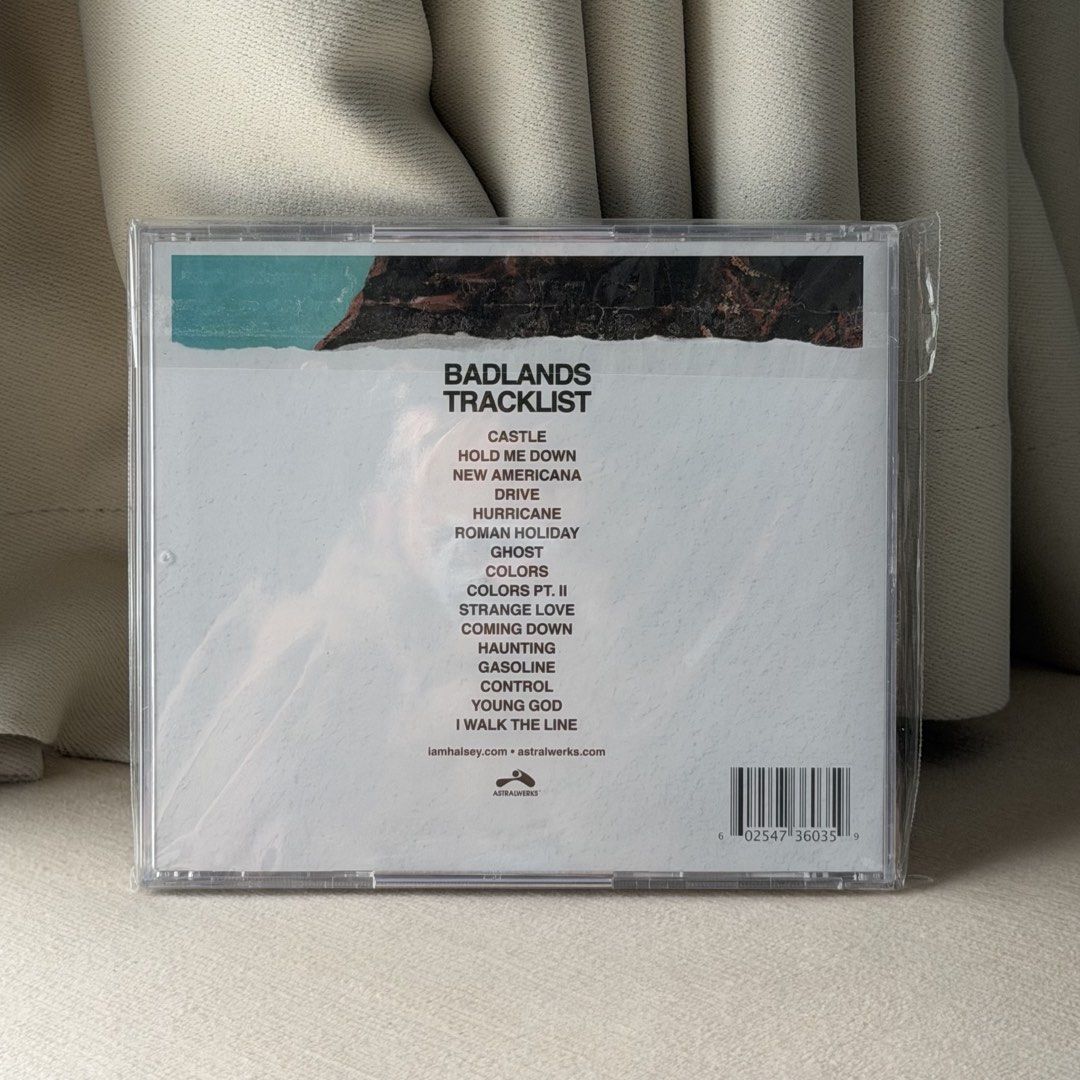 Halsey - Badlands (Audio CD) (Category: CDs & DVDs) located in Mabalacat. Submitted by philscabinet (Listing ID 1465850312, Image 2). Description: Edition: Standard Type of Pressing: Philippine pressing Condition and Storage: Lightly used, Stored in resealable plastic sleeve Decluttering my CD Collection. Price may be negotiable if taking three or more items. Just send a DM if interested. For Meet-ups Manila: Ayala Malls Manila Bay or PARQAL Mall