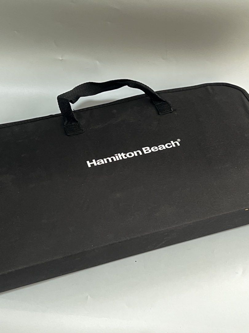 Hamilton Beach BBQ grill set (Category: Cookware & Accessories) located in Paranaque City. Submitted by closetclub308 (Listing ID 1465888206, Image 2). Description: Brandnew hamilton beach bbq set Brandnew Given as a gift but we have something similar Original price: ₱3900+ .