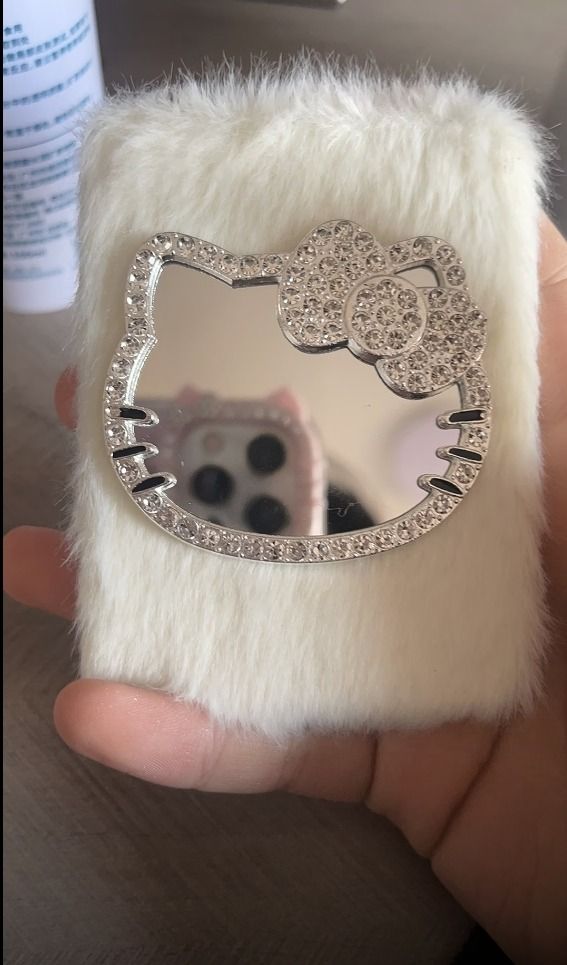 Hello Kitty Rhinestone-embellished Portable Small Makeup Folding Double-sided Mirror (Category: Mirrors) located in Quezon City. Submitted by lindsaylohanxo (Listing ID 1465929201, Image 2). Description: *̣̥☆·͙̥‧‧̩̥❅*̩̩͙‧͙ ‧͙*̩̩͙❆ ͙͛ ˚₊⋆·‧•̥̩̥͙‧·‧̩̥˟͙☃˟͙‧̩̥·‧•̥̩̥͙‧·❅*̩̩͙‧͙ ‧͙*̩̩͙❆ ͙͛ ˚₊⋆‧̩̥‧·͙̥̣☆*̣̥ 𝑆𝑇𝑅𝐼𝐶𝑇𝐿𝑌 𝑀𝐴𝐾𝐸 𝑅𝐸𝐴𝐷𝐼𝑁𝐺 𝐴 𝐻𝐴𝐵𝐼𝑇 Special little freebie, my snowflakes! 𓇢𓆸 ⊹ ˖ ❆.⋆ 𓃴˚❆.𖥔 ݁⊹ Thank you so much for supportin