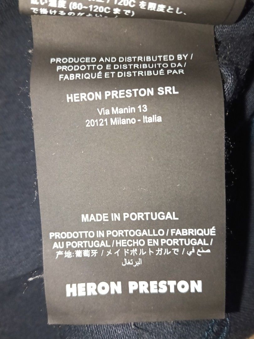 Heron Preston Shirt (Category: Tshirts & Polo Shirts ) located in Manila. Submitted by faded.thrift (Listing ID 1465851930, Image 2). Description: Can fit large.