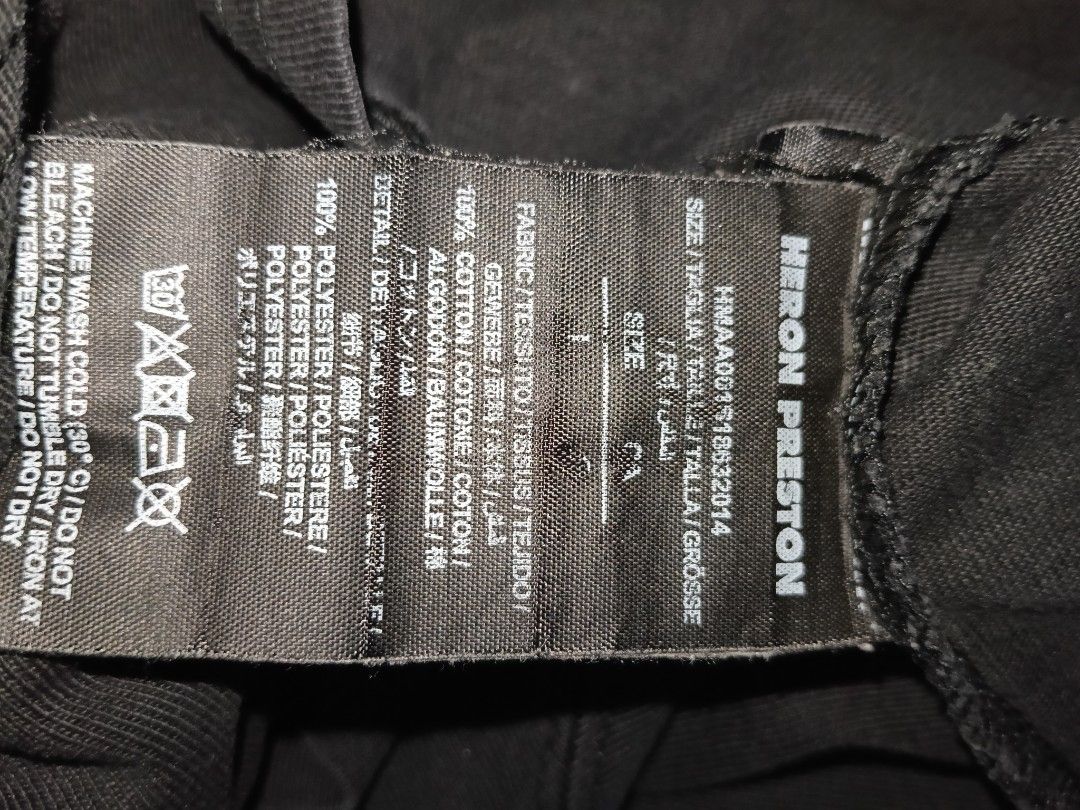 Heron Preston Shirt (Category: Tshirts & Polo Shirts ) located in Manila. Submitted by faded.thrift (Listing ID 1465856423, Image 2). Description: Meduim - Large.