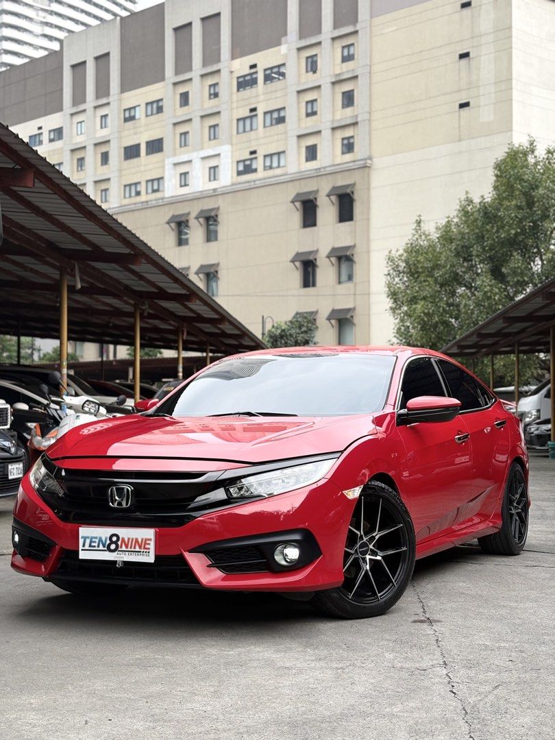 Honda Civic RS Turbo Auto (Category: Used Cars) located in Pasig City. Submitted by 1089autotrading (Listing ID 1465788257, Image 2). Description: 2016 Honda Civic RS Turbo AT Cash Price: ₱798,900 Free Transfer of ownership Free Interior/Exterior Detailing Free Engine Detailing Fast Approval!!! Trade-in Accepted!!! Cash out: ₱220,000 (All-in w/ initial payment for insurance) Monthly amortization: 48mos.: ₱21,536 36mos.: ₱25,479 24mos.: ₱34,320 En