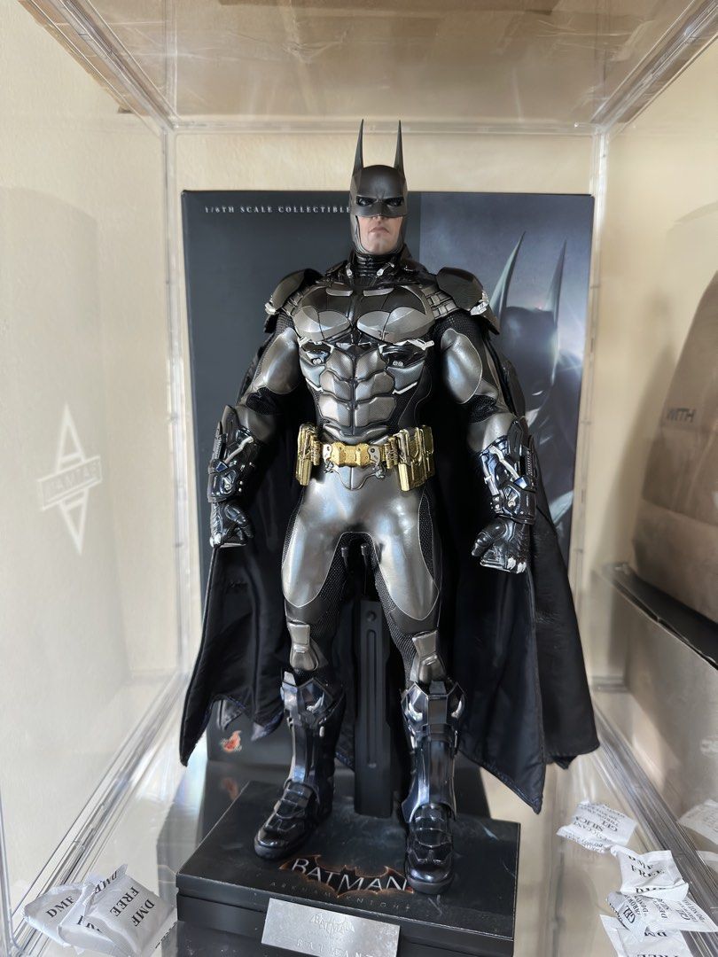Hot Toys Batman (Category: Figurines & Statues) located in Makati City. Submitted by .zel. (Listing ID 1456980446, Image 1). Description: Hot Toys Batman Price: 13999 Version: Arkham Knight Condition: BIB Accessories: Complete Modifications: Cape’s upgraded to genuine leather Issues: None Location: Makati (for meet-up pm) Shipping: shouldered by buyer MOP: BPI or Maya QR Open for trade PM offers 1/6 scale only (MISB or BIB good condition) -Inart 