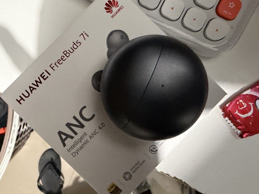 Huawei FreeBuds 7i Wireless Earbuds (Category: Earphones) located in Quezon City. Submitted by jndr1984 (Listing ID 1465805723, Image 2). Description: - Item: Huawei FreeBuds 7i Wireless Earbuds - Color: Black - Active Noise Cancellation: Intelligent Dynamic ANC 4.0 - Audio: -Res audio wireless support with unlimited spatial audio - Call Quality: Stable and crystal clear calls - RUSH SALE / PM for inquiries!.