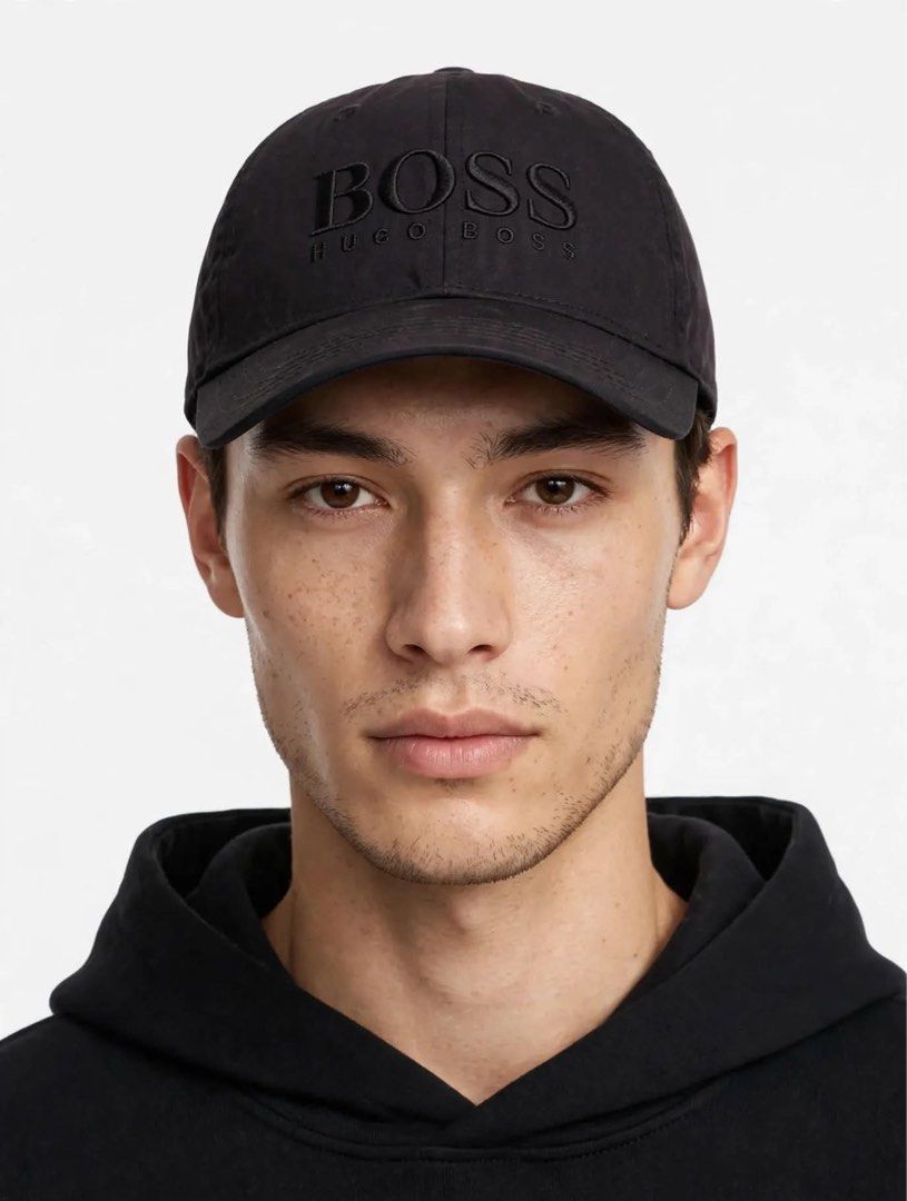 HUGO BOSS Dad Hat (Category: Caps & Hats) located in San Fernando. Submitted by ramjames18 (Listing ID 1465836114, Image 1). Description: •HUGO BOSS Dad Hat 🔥 -Excellent Condition -9.+/10 Color Rate (Need wash) -Embroidered Logo / Adjustable Strap -One Size fits Most Pm sa interested! 📥 .
