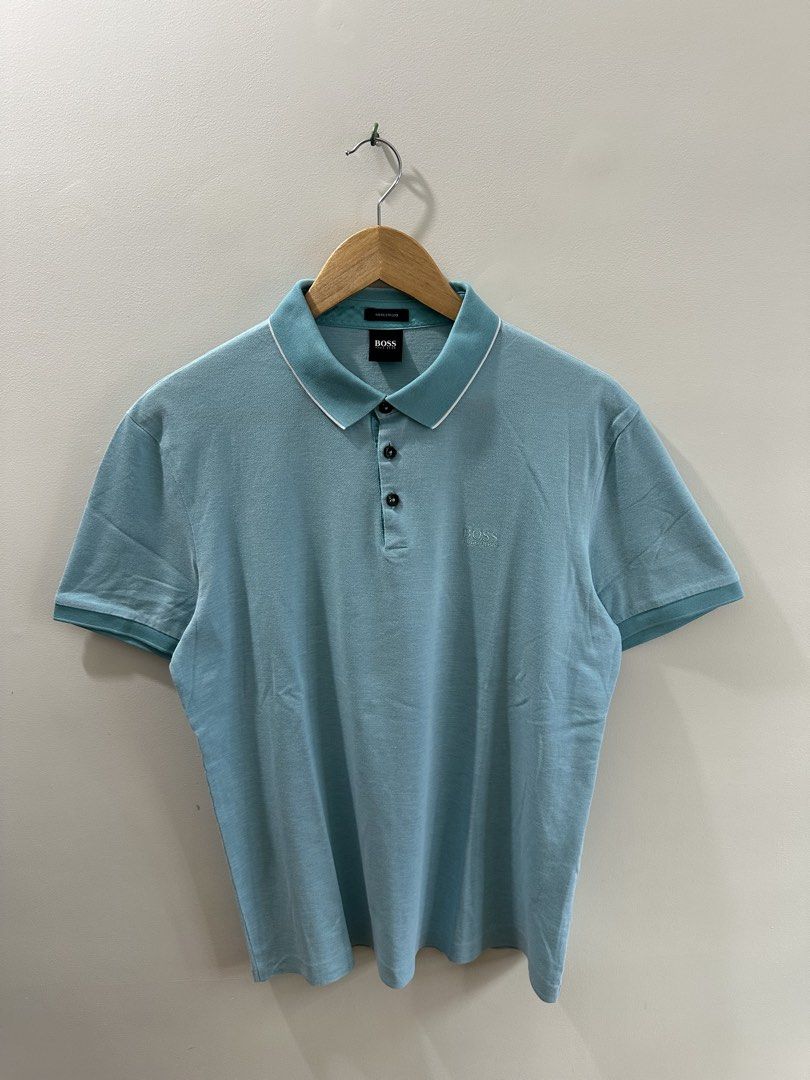 Hugo Boss Polo Shirt (Category: Tshirts & Polo Shirts ) located in Baguio. Submitted by .daryl (Listing ID 1465844822, Image 1). Description: 21 width 26 length .