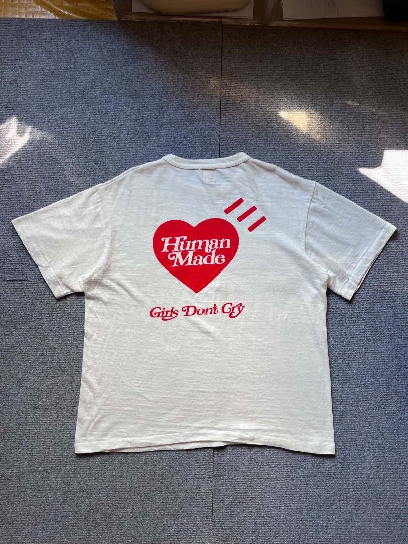 HUMAN MADE (Category: Tshirts & Polo Shirts ) located in Tacloban City. Submitted by lcortuna0908183 (Listing ID 1465797669, Image 2). Description: HUMAN MADE EXCELLENT CONDITION NO ISSUE COLOR MAY DUE LIGHT SIZE: LARGE DIMES: W 22 L 26 COLOR RATE: 9.5/10 DM FOR MORE INFO📩.
