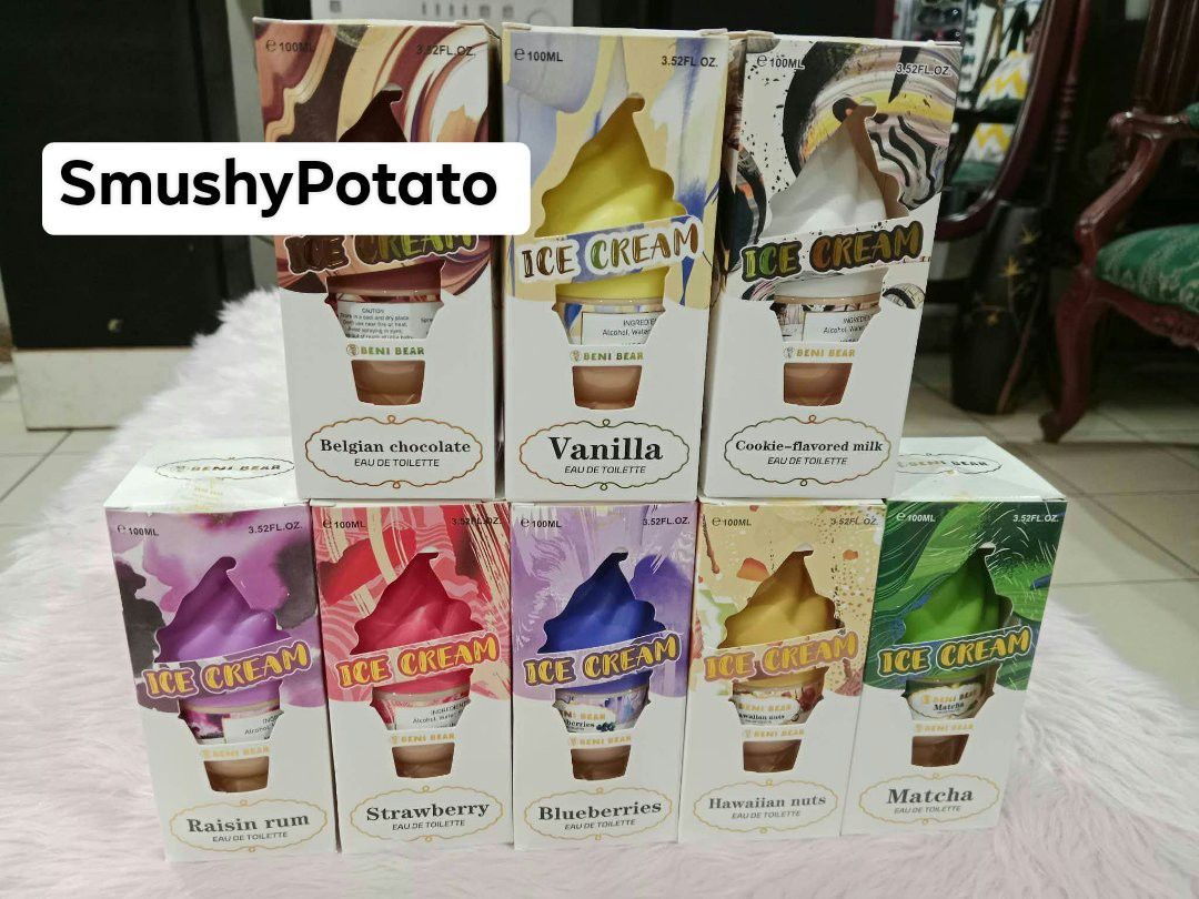 Ice Cream Cone Eau de Toilette 100ml perfume collection (Category: Fragrance & Deodorants) located in Taguig. Submitted by smushypotatoo2.0 (Listing ID 1465920751, Image 1). Description: .
