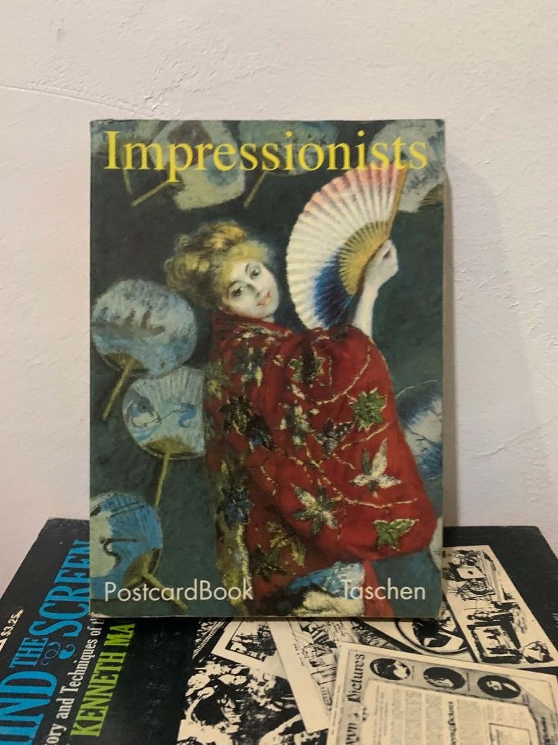 Impressionists Postcard Book Taschen (Category: Storybooks) located in Cebu City. Submitted by book_bird (Listing ID 1465888473, Image 1). Description: - Taschen Impressionist postcard book - Features classic art prints formatted as postcards - Pages detach easily for framing or mailing - Pocket-sized softcover format - Great for art lovers and collectors.