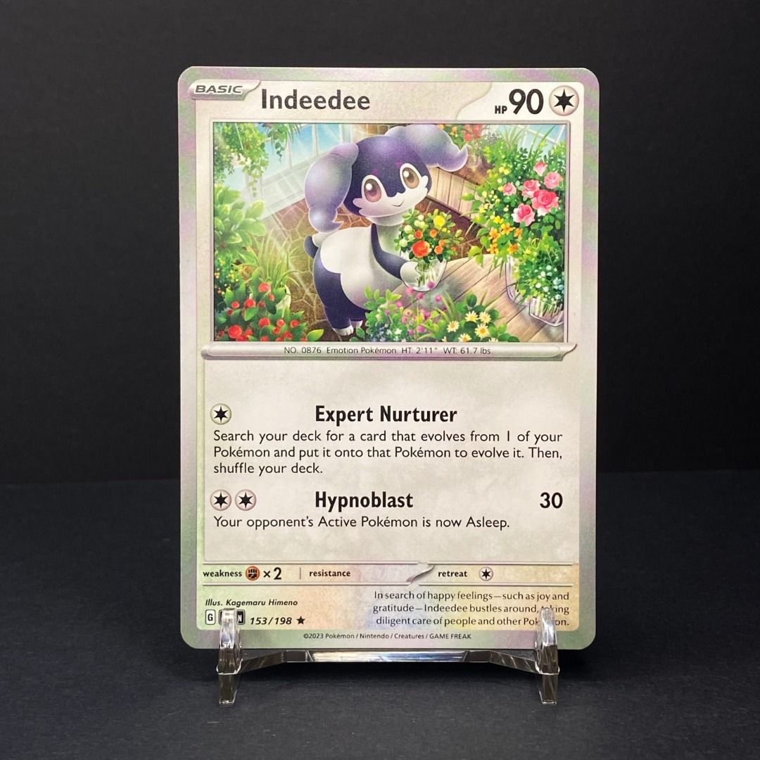 Indeedee 153/198 Common (Category: Raw Singles) located in Pasig City. Submitted by precycled_ (Listing ID 1465867916, Image 1). Description: Condition : NM-LP . . . ‼️BUY AT YOUR OWN RISK ❗Payment First Basis 📌Be 100% SURE before submitting the form 📌1 DAY Reservation ONLY! ❌No Pick-up / No Meet up ❌No RETURN / EXCHANGE ❌No RUSH ❌No CANCELLATIONS ❌Don't BUY our products if you are flaw conscious ⚠️Seller is NOT liable for any damage or loss du