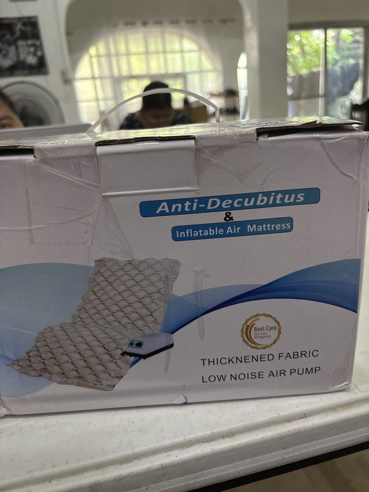 Inflatable air mattress (Category: Bedding & Towels) located in Paranaque City. Submitted by shopofashopaholic (Listing ID 1465836065, Image 2). Description: Brand new and never used.
