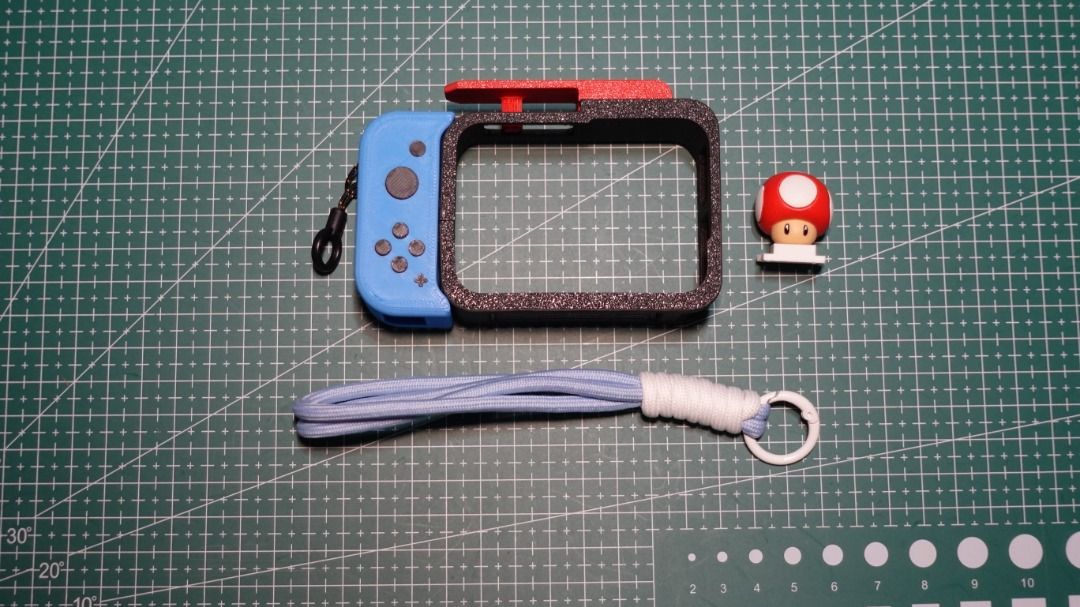 Insta360 Ace Pro 1 and Pro 2 3D Printed Case (Category: Camera Bags & Carriers) located in Mandaluyong City. Submitted by benjperez (Listing ID 1465930433, Image 2). Description: Custom 3D Printed cases for your Insta360 Ace Pro 1 and Pro 2 (2 Designs available) Price: 500.00 - Custom 3D printed Nintendo Switch grip case setup - Includes stylish black speckled main frame - Comes with both red and blue controller attachments - Includes matching la