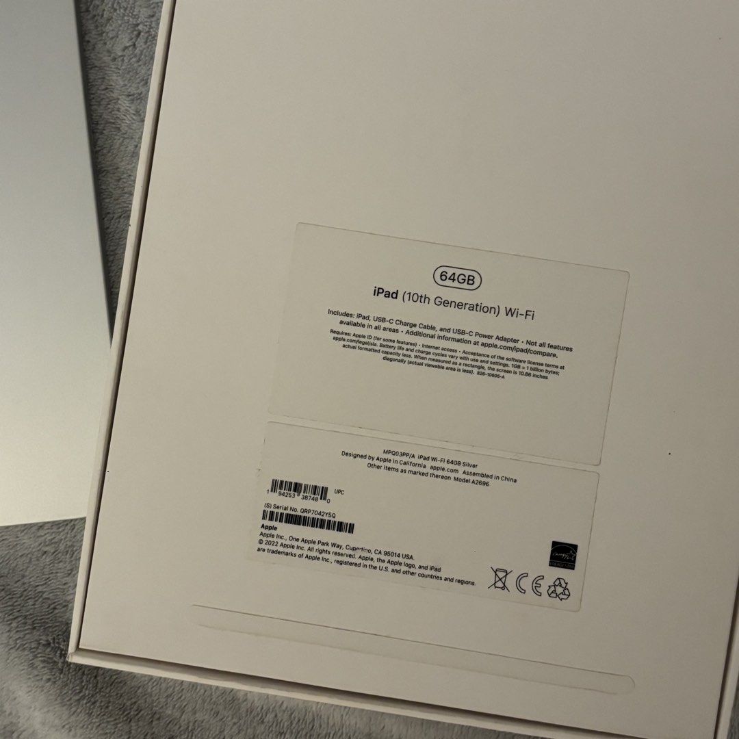 IPAD 10TH GEN 64GB (Category: iPad) located in General Trias. Submitted by shinzn (Listing ID 1465860829, Image 3). Description: IPAD 10th gen (64gb) 💵 ₱15,000 Details: — iPad 10th gen — 64GB Storage — no issues — all functions working — no scratches / dents — original box included (no charger) — FREE universal keyboard and pen — FREE tempered glass rfs: need extra funds.