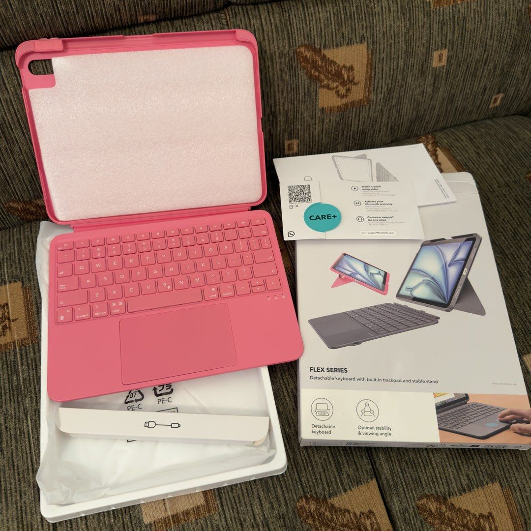 iPad A16 Keyboard Case Pink (Category: iPad) located in Silang. Submitted by patriciafholine (Listing ID 1465907197, Image 1). Description: FOR SALE 💻 🎀 ✔️ Brandnew ✔️ iPad A16 keyboard case ✔️ Detachable keyboard ✔️ Built-in trackpad ✔️ Case included ✔️ Pink ✔️ Complete with box, charger and manuals Bought for ₱5,500 Selling for ₱3,999 I can do meet ups around Tagaytay or Silang ✨.