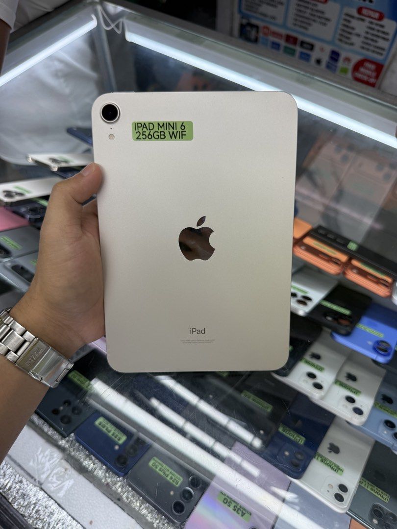 iPad Mini 6 256GB Wifi Use (Category: iPad) located in San Juan City. Submitted by Khalidmgdla08 (Listing ID 1465853203, Image 1). Description: FOR SALE | TRADE/SWAP Price: 23,999 On hand: iPad Mini 6✔️ 256GB ✔️ WIFI ✔️ 100% Original ✔️ 99% Makinis ✔️ 99% Smooth ✔️ NOT REFURB ✔️ NO HIDDEN ISSUES ✔️ NEVER BEEN REPAIRED ✔️ TEST TO SAWA✔️ FREE 3-UTOOLS ✔️ ANY MODEL OF IPHONE AND SAMSUNG ARE AVAILABLE! ✨ We accept: 🔹Cash 🔹Gcash 🔹Bank Transfer 🔹Cr