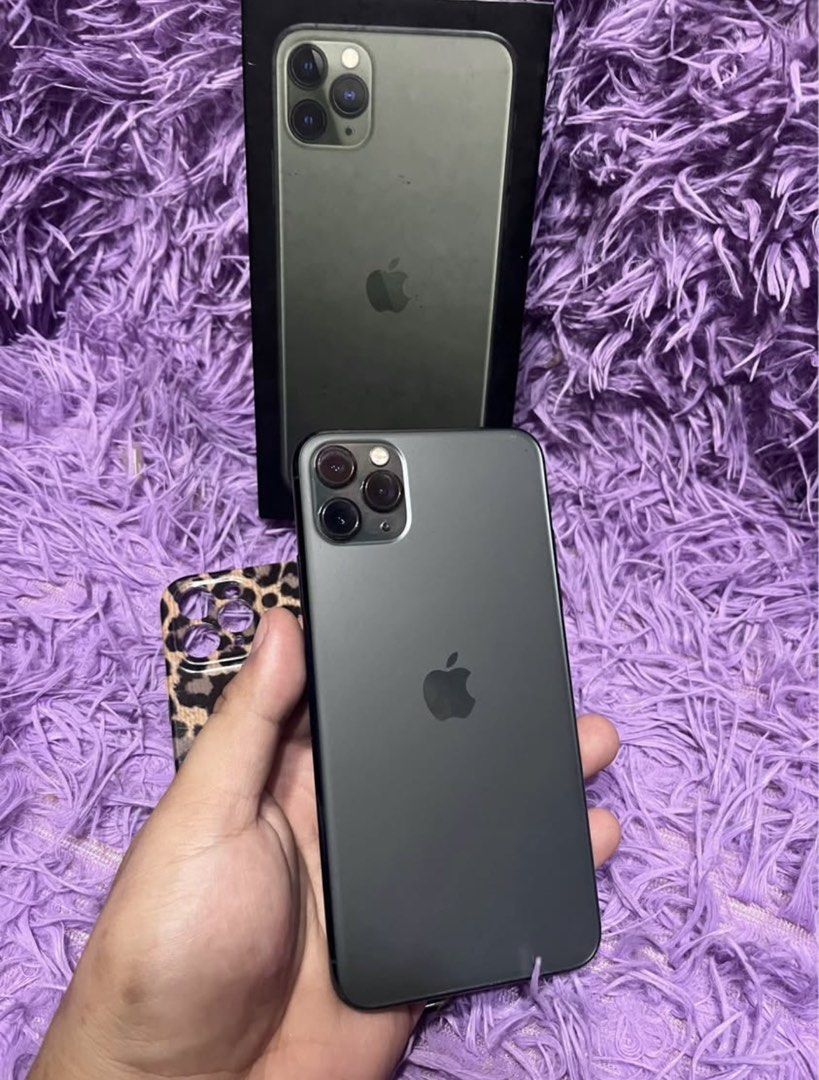 iphone 11 pro max 64gb (Category: iPhone 11 Series) located in Manila. Submitted by markagcaoili19 (Listing ID 1465818259, Image 2). Description: iphone 11 pro max 64gb all working 70% battery health anysim zpa local variant no history of repair no issue unli check/reset sa meet up unit case box charger south caloocan monumento.