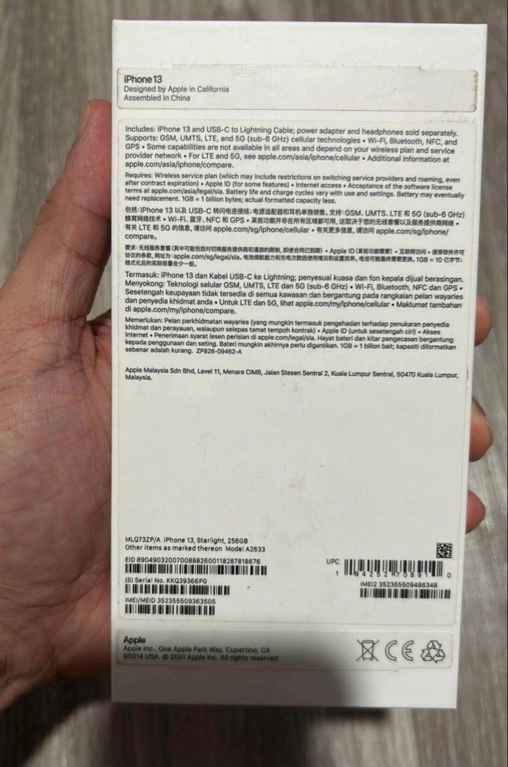 iphone 13 (Category: iPhone 13 Series) located in Manila. Submitted by csofiaandr27548 (Listing ID 1465953001, Image 2). Description: .