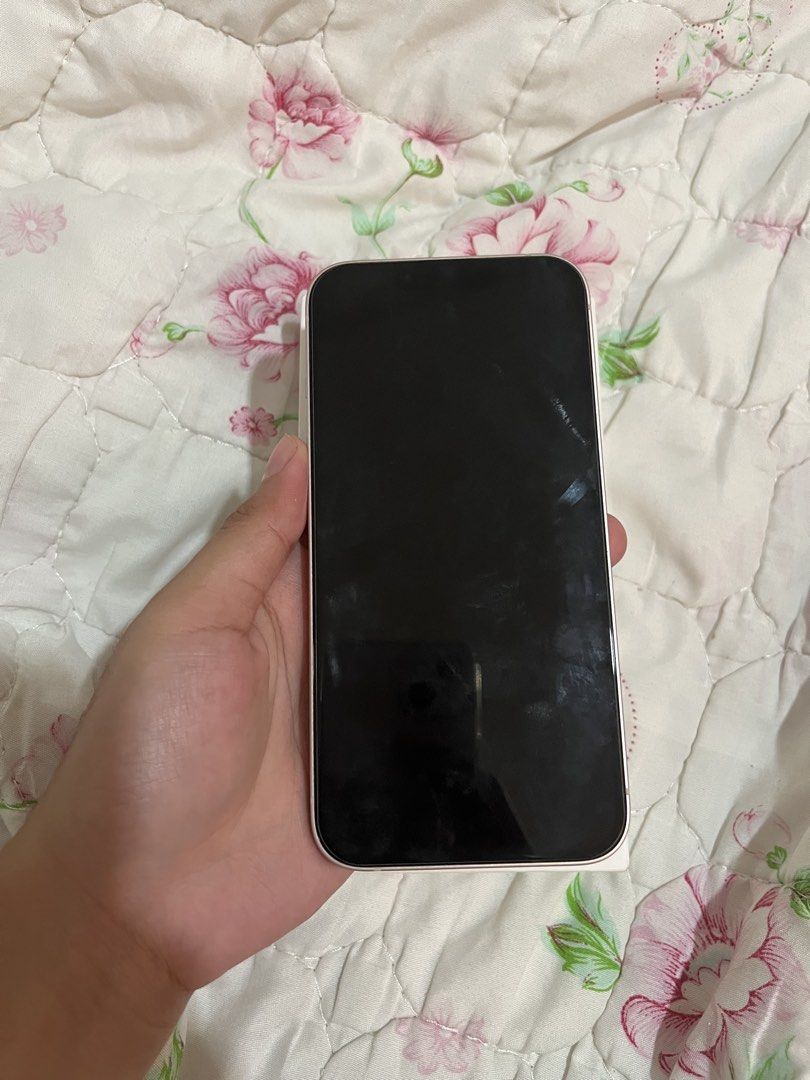 Iphone 13 87% Batt (Category: iPhone 13 Series) located in Malolos. Submitted by ching23ejsis (Listing ID 1465820669, Image 2). Description: Iphone 13 128GB (Pink) 87% Batt Health ZP/A Variant No SIM Restrictions Never been opened or repaired Inclusions: Orig Box, Orig Cord, Case, Unit Location: Malolos Bulacan or QC .
