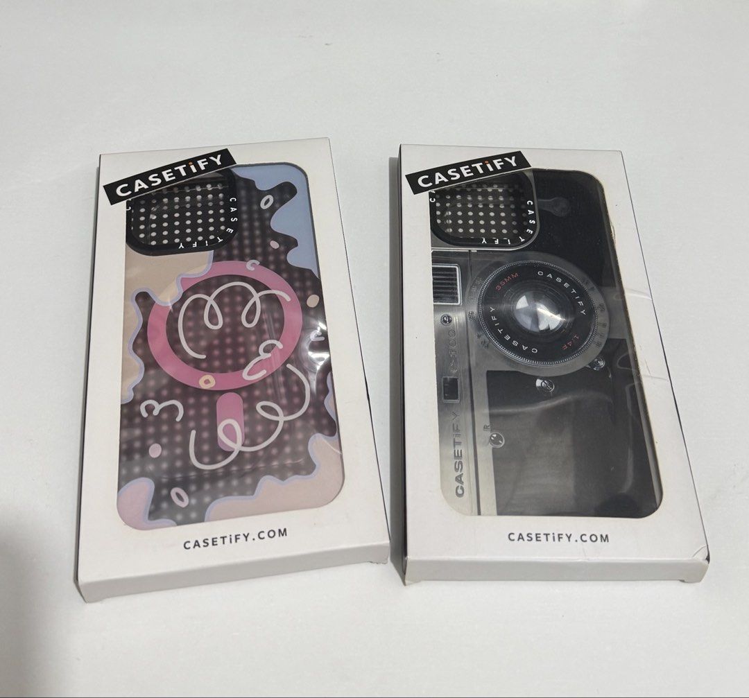 Iphone 16 pro max Case - set (Category: Cases & Sleeves) located in Manila. Submitted by ririjeon (Listing ID 1465887768, Image 3). Description: Elago Case - Burgundy Casetify.