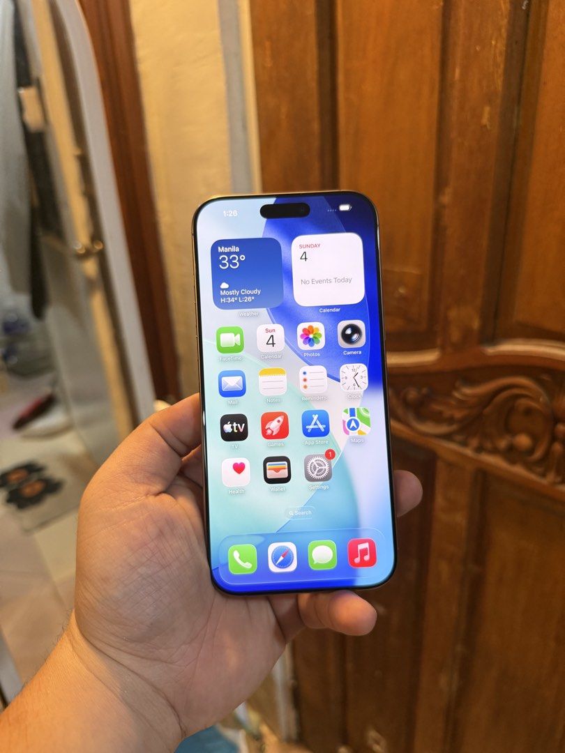 IPHONE 16 PROMAX 256GB DESERT TITANIUM (Category: iPhone 16 Series) located in Quezon City. Submitted by zairiusd (Listing ID 1462836384, Image 2). Description: FOR SALE/SWAP‼️ 46,500PESOS ONLY IPHONE 16 PROMAX WHITE TITANIUM 256GB 90% BATTERY HEALTH ORIGINAL 581 CC ONLY ZP/A LOCAL VARIANT NTC APPROVED OPENLINE/ ANYSIM TRUTONE FACE ID WORKING MAKINIS PWEDE SA MAARATE UNLI RESET UNLI CHECK NO HISTORY OF REPAIR INCLUSION: UNIT ORIGINAL CORD ORIGINA