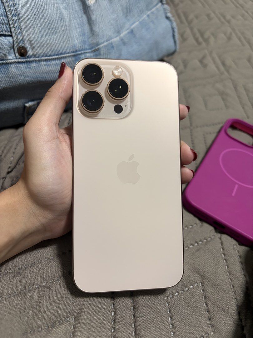 IPHONE 16promax 512gb (Desert titanium) (Category: iPhone 16 Series) located in Manila. Submitted by mamaeyonnaise (Listing ID 1465930347, Image 1). Description: FOR SALE: iPhone 16 Pro Max 512GB 📱✨ • Model: iPhone 16 Pro Max • Storage: 512GB • Battery Health: 91% 🔋 • Model/Region: ZP/A • Condition: Good condition • Fully functional • No issues • Ready to use 💰 Price: ₱_____ 📍 Location: _____ 📦 Meet-up / Shipping available 📩 Message me for 
