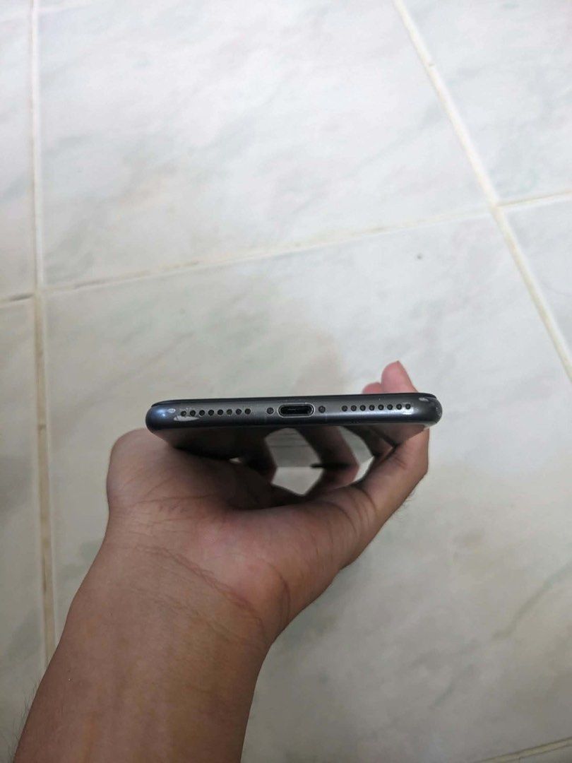 iphone 8 plus (Category: iPhone 8 Series) located in Manila. Submitted by thriftsezsta (Listing ID 1465846049, Image 2). Description: Dents, crack sa camera Button working Walang dead pixel Walang true tone Walang flashlight Replaced lcd 77 batt health Sira back cam pero pwede sa instagram tung back cam pero masyadong zoom Sira video Okay front cam.