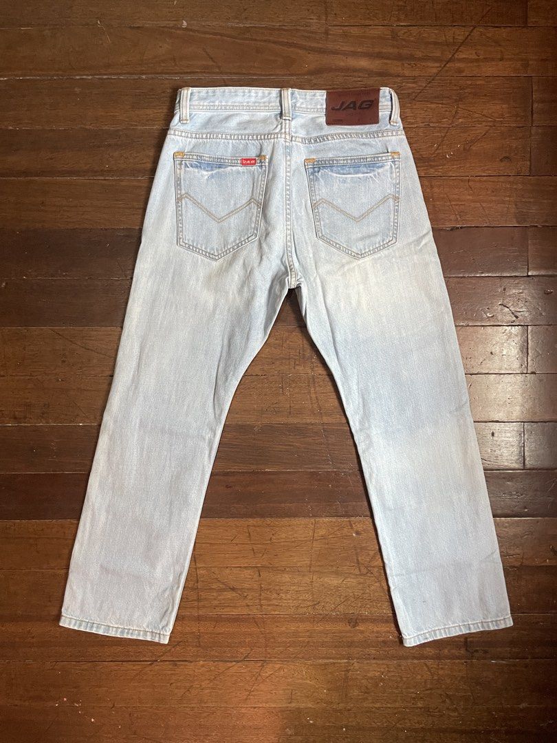 Jag Light Denis Jeans (Category: Jeans) located in Quezon City. Submitted by latypeshyt (Listing ID 1465797735, Image 3). Description: Waist: 30 Length: 37.5 Thigh: 11.5 Leg Opening: 8 .