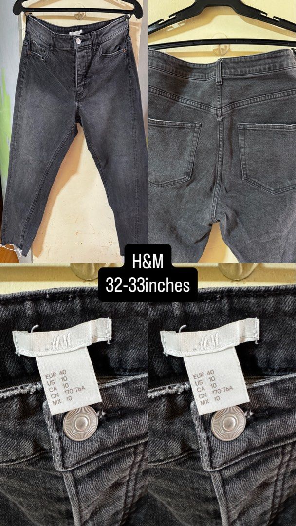 Jeans (Category: Jeans) located in Cavite. Submitted by saraaa03 (Listing ID 1465941796, Image 3). Description: Personal pre loved Sizes posted on each photo.