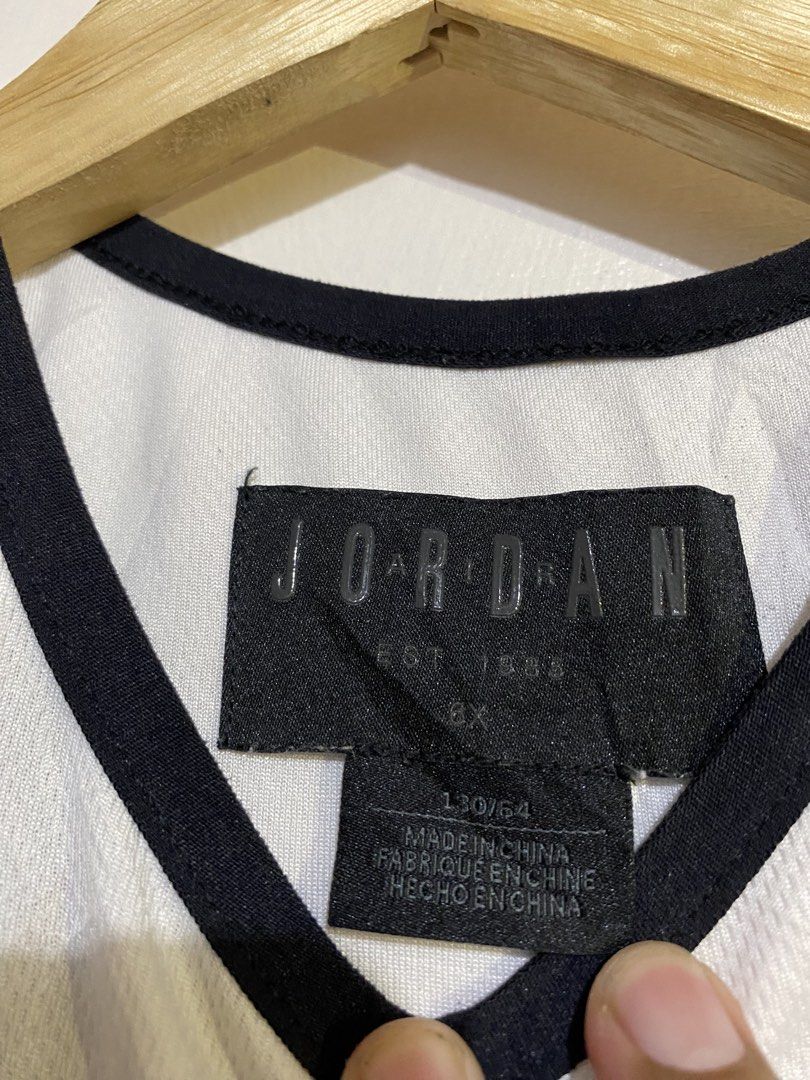 JORDAN JERSEY (Category: Tshirts & Polo Shirts ) located in Cebu City. Submitted by arsenyong (Listing ID 1465916623, Image 2). Description: 13 width 26 length Excellent Youth sizes .