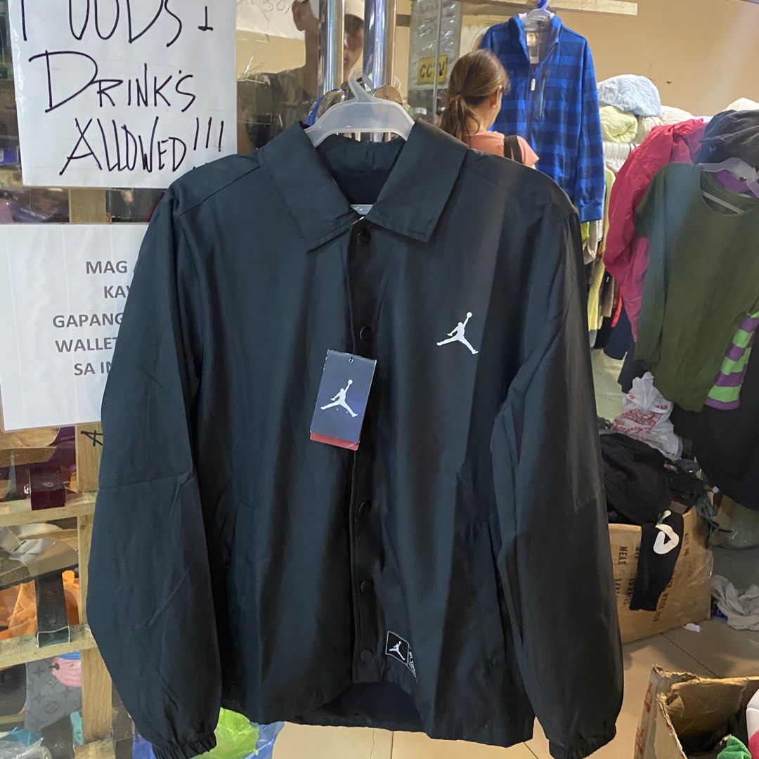 JORDAN X PARIS SAINT COACH JACKET (Category: Coats, Jackets and Outerwear) located in Iloilo. Submitted by cooljfinds (Listing ID 1465905452, Image 1). Description: JORDAN X PARIS Small on tag 20x27,5 Brandnew 10/10.