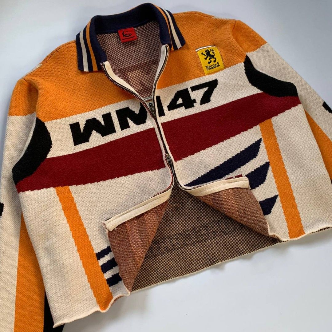 KNIT RACER DOUBLE ZIP JACKET (Category: Coats, Jackets and Outerwear) located in Puerto Princesa. Submitted by terrificgarments (Listing ID 1465879655, Image 3). Description: KNIT RACER DOUBLE ZIP JACKET ₱600 + Shipping fee Size - on Tag Width: 26 Length: 23.5 Issue: Repaired stitch (not visible) Excellent condition 📌 COLOR MAY VARY DUE TO LIGHTING 📌 ALREADY WASHED 📌 Payment First 📌 No COD 📌 Courier: J&T.