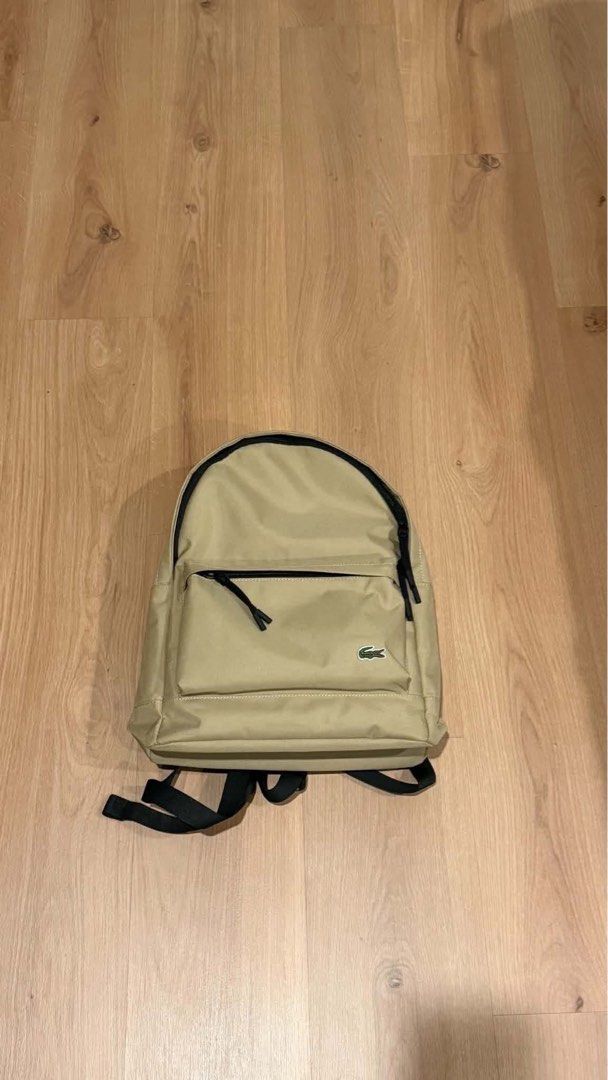 Lacoste Backpack (Category: Backpacks) located in Angono. Submitted by jericoinigo (Listing ID 1465768579, Image 1). Description: padala from America Selling it for just a percentage of the SRP can do VC, meetups at gateway cubao or lalamove .