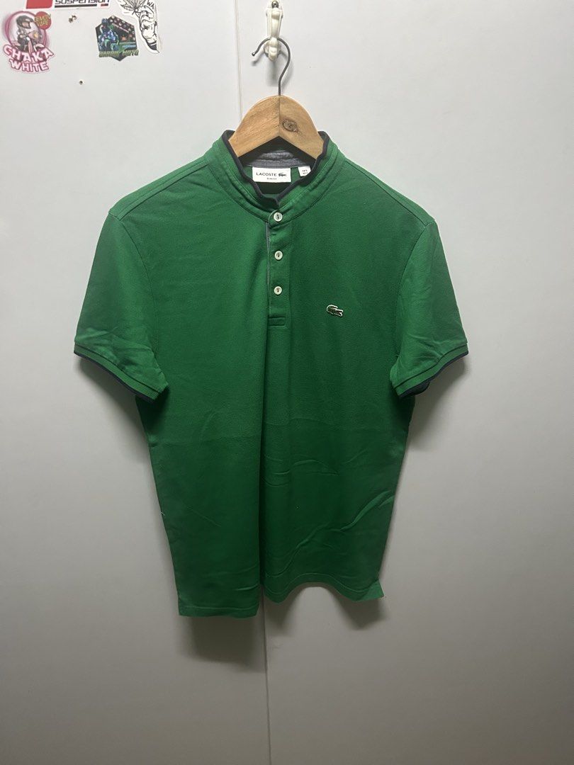Lacoste chinese collar (Category: Tshirts & Polo Shirts ) located in Taytay. Submitted by dariusballesteros (Listing ID 1465827325, Image 1). Description: Size 5 22x28 No issue.