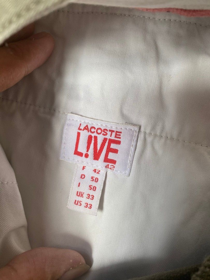 Lacoste Chinos (Category: Chinos) located in Real. Submitted by koymiksbuynsell (Listing ID 1465797587, Image 3). Description: .