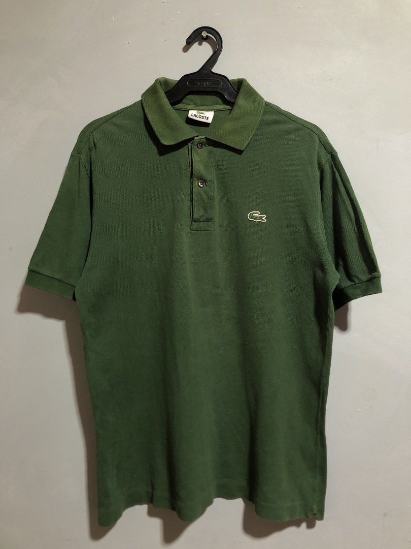 Lacoste Green Polo Shirt (Category: Tshirts & Polo Shirts ) located in Tarlac. Submitted by jds_thrift (Listing ID 1465770106, Image 1). Description: 𝗟𝗔𝗖𝗢𝗦𝗧𝗘 𝗣𝗢𝗟𝗢 𝗦𝗛𝗜𝗥𝗧 𝘊𝘭𝘢𝘴𝘴𝘪𝘤 𝘨𝘳𝘦𝘦𝘯 𝗧𝗔𝗚: Lacoste 𝗖𝗢𝗡𝗗𝗜𝗧𝗜𝗢𝗡: 9/10 𝗦𝗜𝗭𝗘: M-L 𝗠𝗘𝗔𝗦𝗨𝗥𝗘𝗠𝗘𝗡𝗧𝗦: L 28” × W 20” 💸 𝗠𝗜𝗡𝗘: ₱300 / +SF .