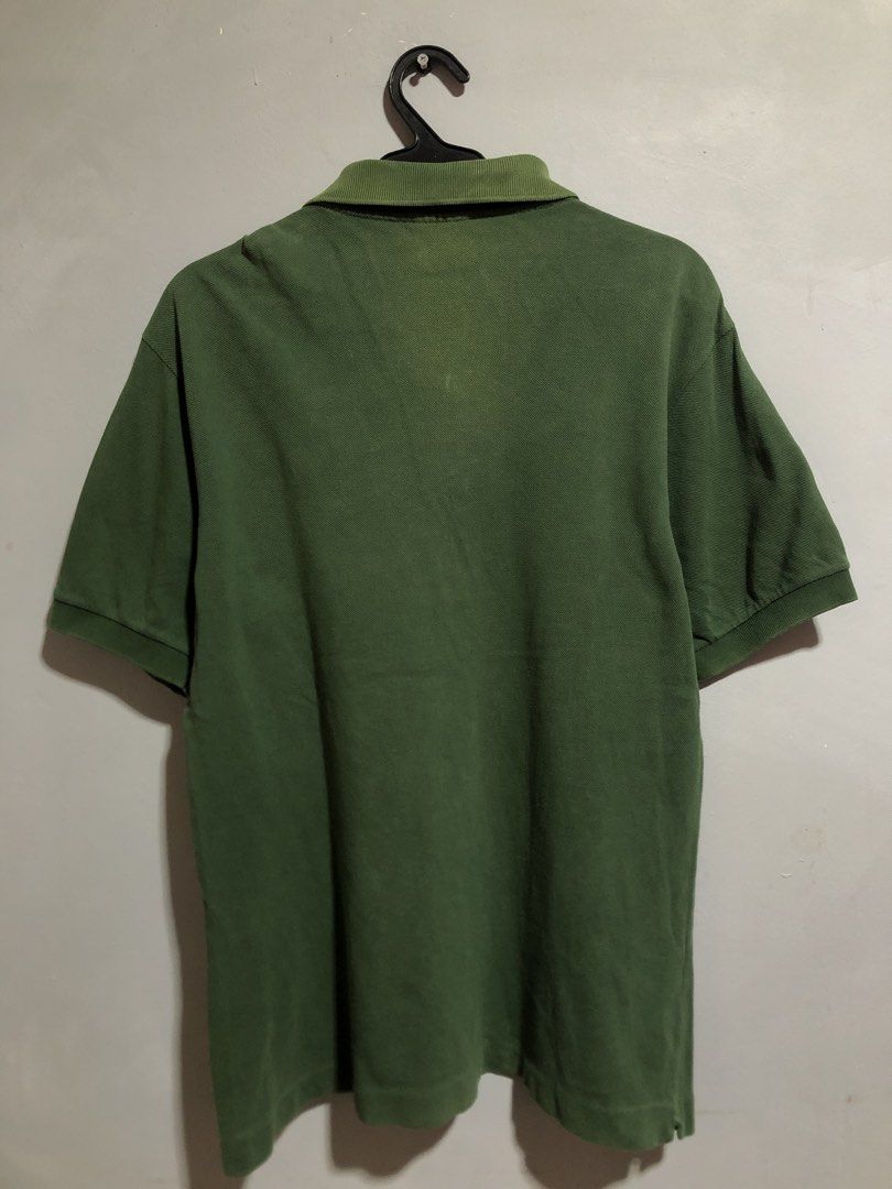 Lacoste Green Polo Shirt (Category: Tshirts & Polo Shirts ) located in Tarlac. Submitted by jds_thrift (Listing ID 1465770106, Image 3). Description: 𝗟𝗔𝗖𝗢𝗦𝗧𝗘 𝗣𝗢𝗟𝗢 𝗦𝗛𝗜𝗥𝗧 𝘊𝘭𝘢𝘴𝘴𝘪𝘤 𝘨𝘳𝘦𝘦𝘯 𝗧𝗔𝗚: Lacoste 𝗖𝗢𝗡𝗗𝗜𝗧𝗜𝗢𝗡: 9/10 𝗦𝗜𝗭𝗘: M-L 𝗠𝗘𝗔𝗦𝗨𝗥𝗘𝗠𝗘𝗡𝗧𝗦: L 28” × W 20” 💸 𝗠𝗜𝗡𝗘: ₱300 / +SF .