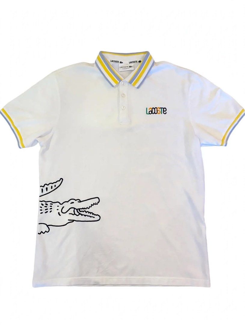 Lacoste polo shirt (Category: Activewear) located in Cebu City. Submitted by thrift.sht (Listing ID 1465744695, Image 1). Description: Lacoste polo shirt Size: medium to large Color rate:9.8/10 No issue need lang wash 📍cebu city.