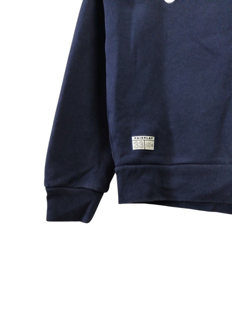 LACOSTE SCRIPT CREWNECK (Category: Coats, Jackets and Outerwear) located in Bayombong. Submitted by Gentlemans_ClosEt (Listing ID 1465803161, Image 3). Description: LACOSTE SCRIPT CREWNECK SIZE MEDIUM DIMES: W20 X L26 9.8/10 COLOR RATE EXCELLENT CONDITION NO ISSUES.