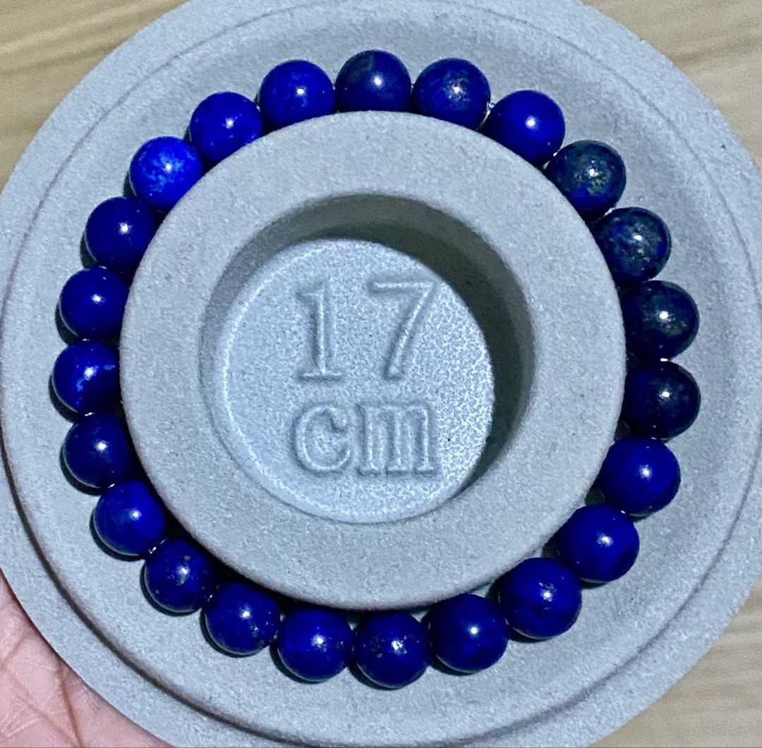 Lapis Lazuli Bracelet (Category: Bracelets) located in Pasig City. Submitted by talaversify (Listing ID 1465925263, Image 3). Description: Semi-precious stone: Lapis Lazuli Stone size: 8mm Wrist size: 17cm 💠 Natural stone 💠.