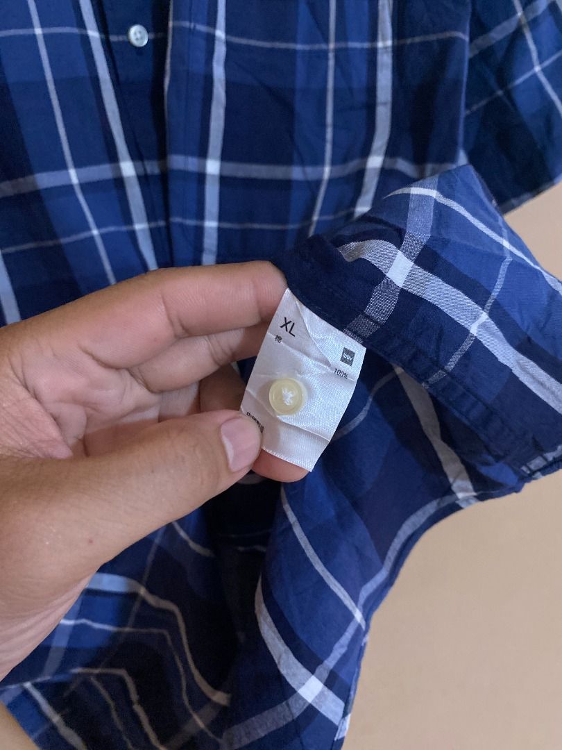 Lativ Plaid / Checkered Button Up Polo (Category: Tshirts & Polo Shirts ) located in Cadiz. Submitted by thespotcdz (Listing ID 1465853147, Image 3). Description: XL on tag Width 23" Length 31" Good as new .